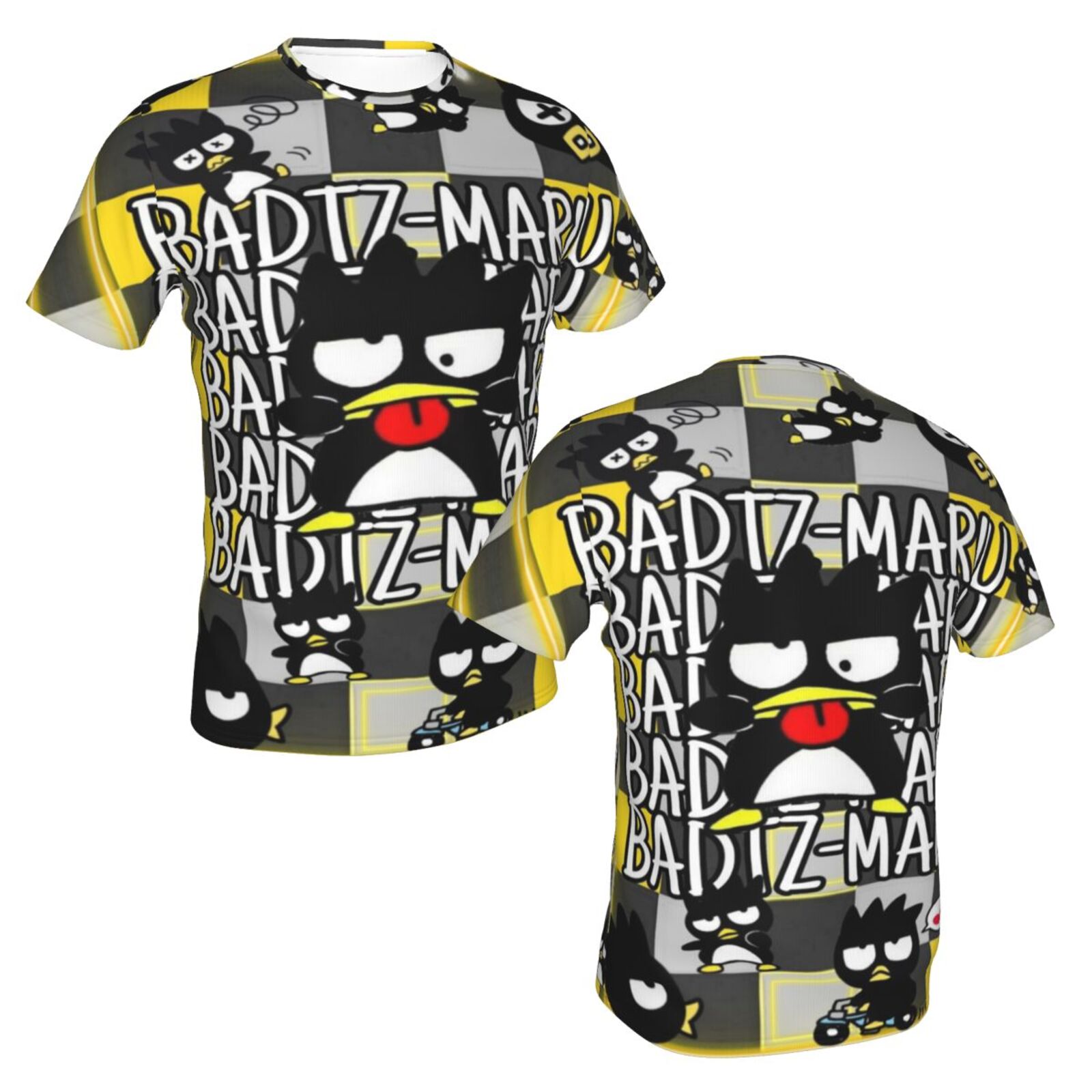 Unisex Badtz Maru T Shirts 3D Printed Short Sleeve Shirts Casual Graphics Tees For Adult Men Women